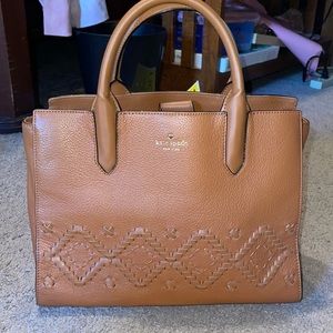 Brown Kate spade detailed shoulder bag